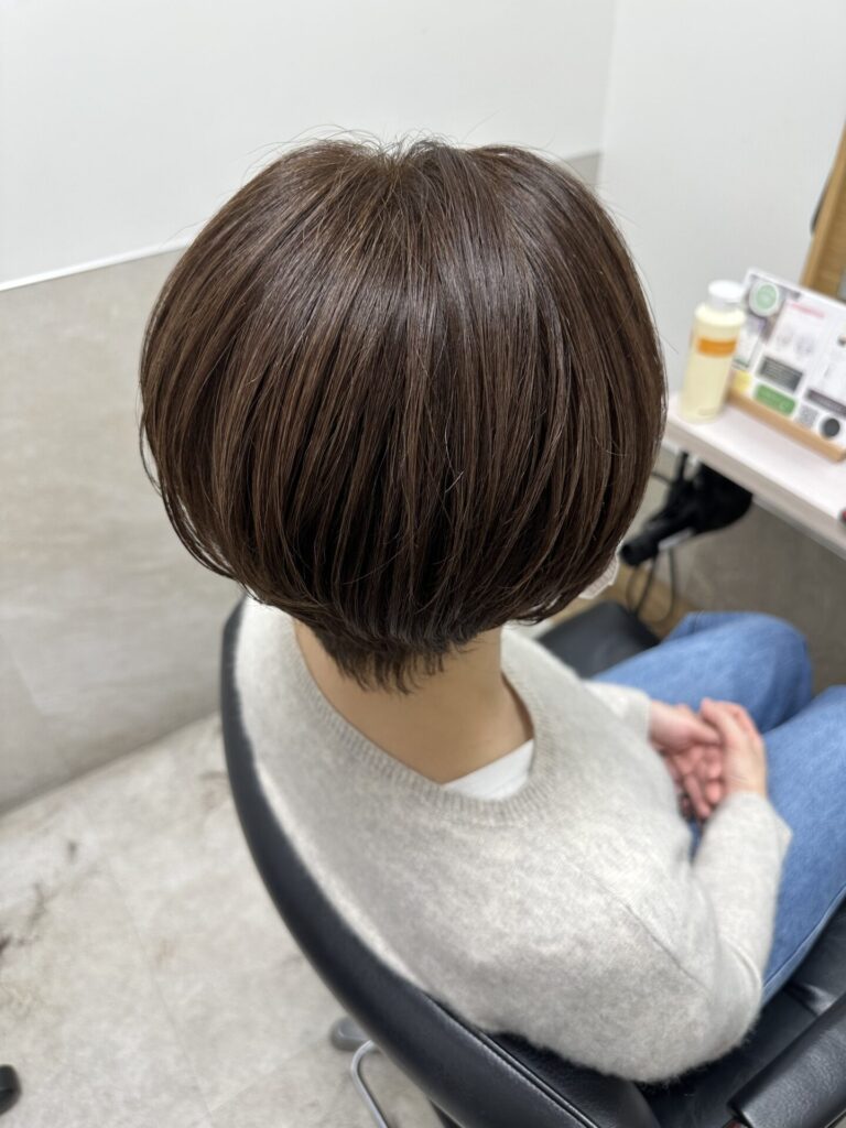 白髪ぼかしハイライト