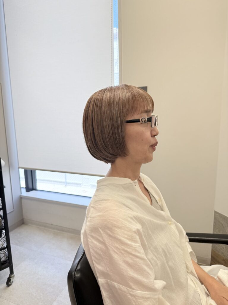ボブ,白髪率40%