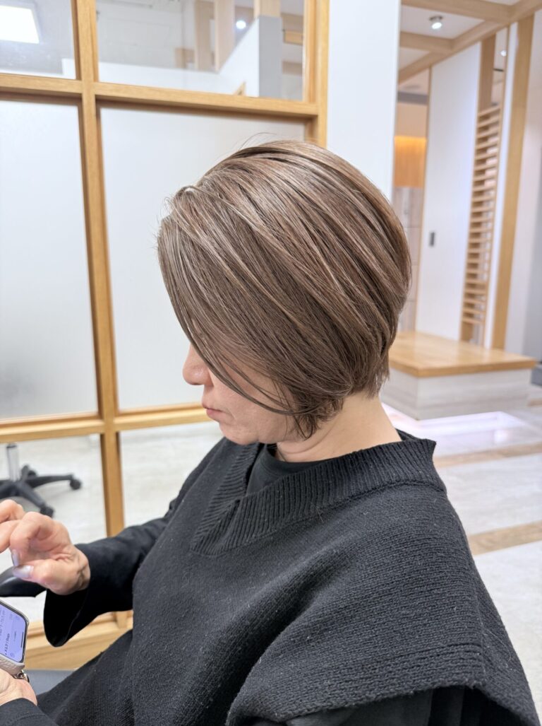 髪を褒められる