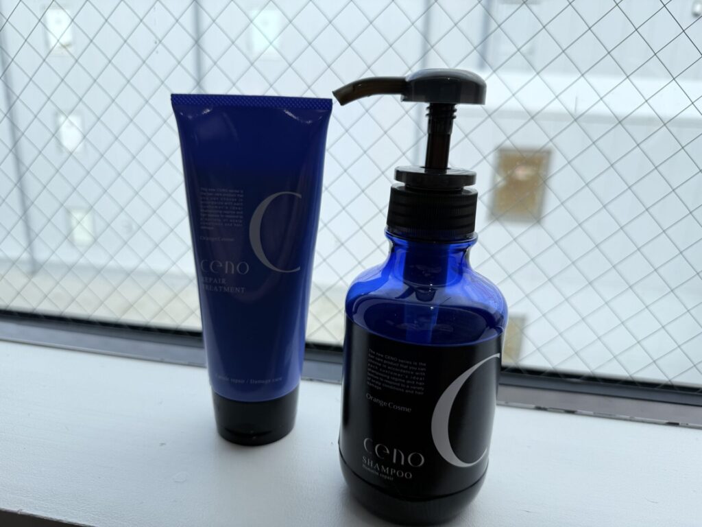 セノ ヘマチンシャンプーとリペアトリートメント