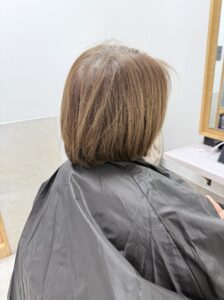 ハイライト、大人ショート、ベージュ