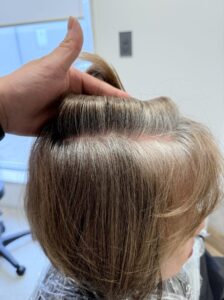 白髪率80%以上の白髪ぼかしカラー