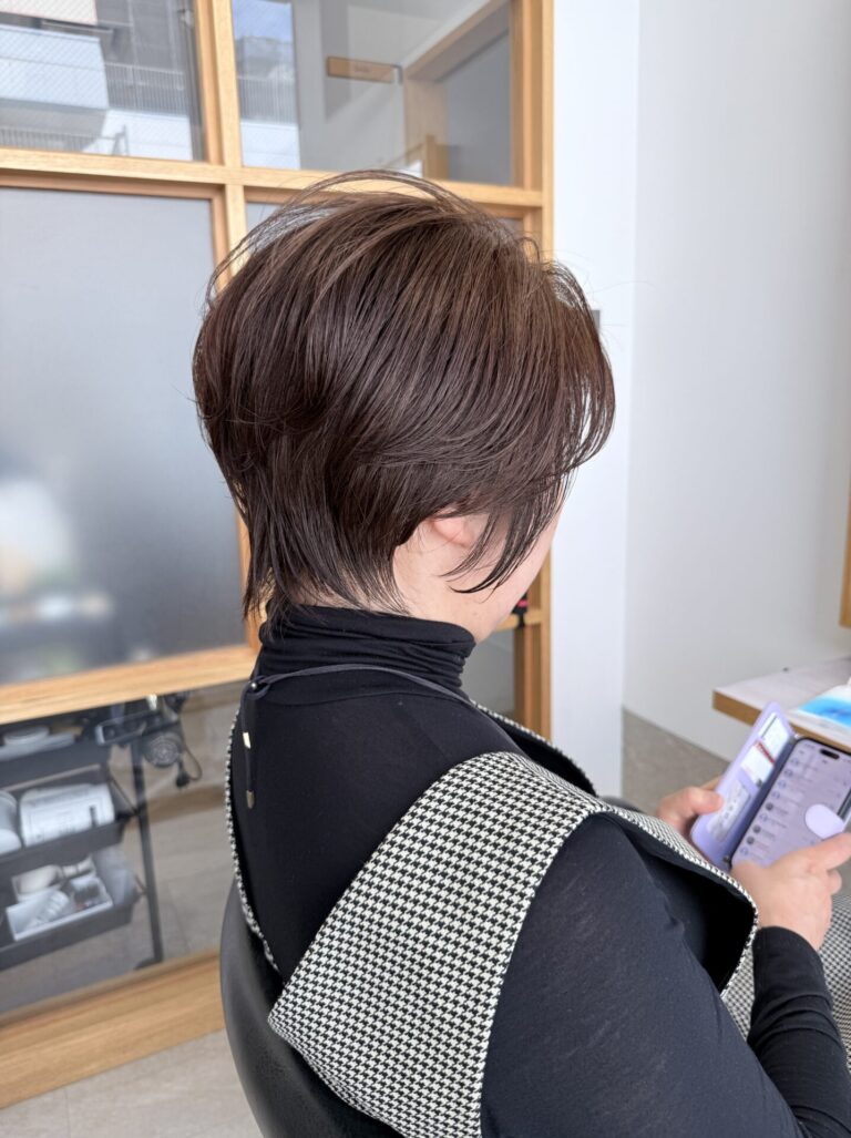 大人ショート|白髪ケア福岡