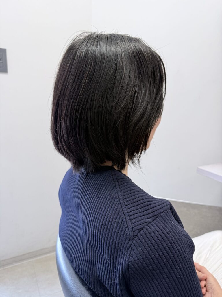 大人ショート 白髪ケア福岡
