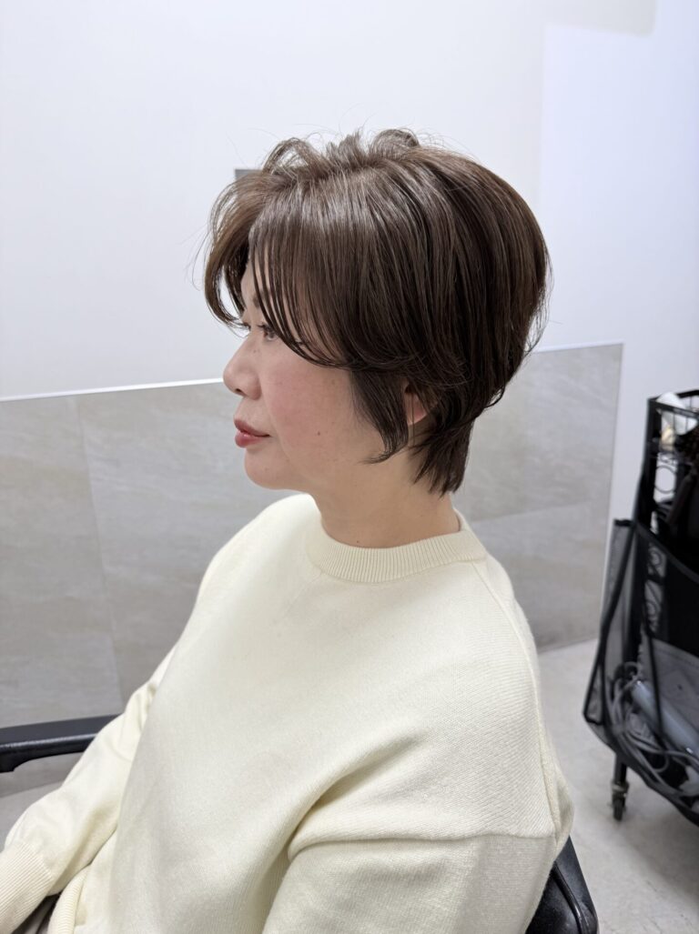 大人ショート|白髪ケア福岡