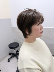 大人ショート|白髪ケア福岡