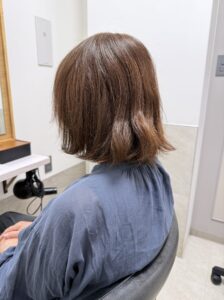 襟足のクセ